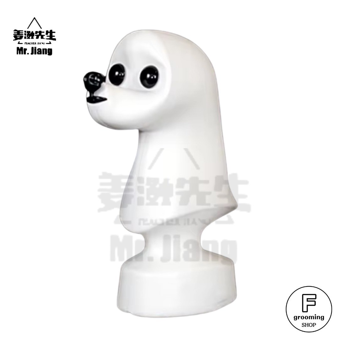 【ビションフリーゼヘッド(顔・頭部)専用土台(本体)】※付属品:ピック(穴あけ)・目4個・鼻2個