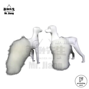 【プードル 四肢〈前肢・後肢〉専用付替えウィッグ(毛)】ホワイト