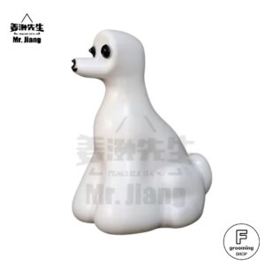 【プードルヘッド専用土台】おすわり型※付属品：ピック（穴あけ）・目4個・鼻2個